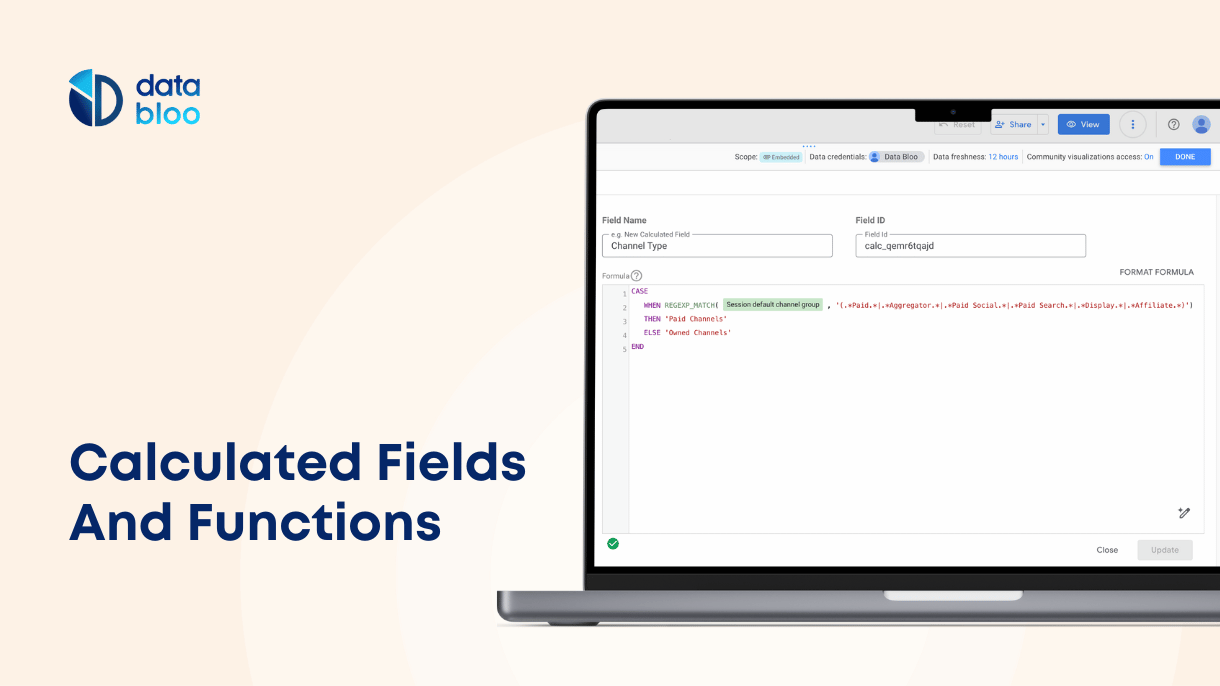 Google Looker Studio Calculated Fields And Functions - Data Bloo