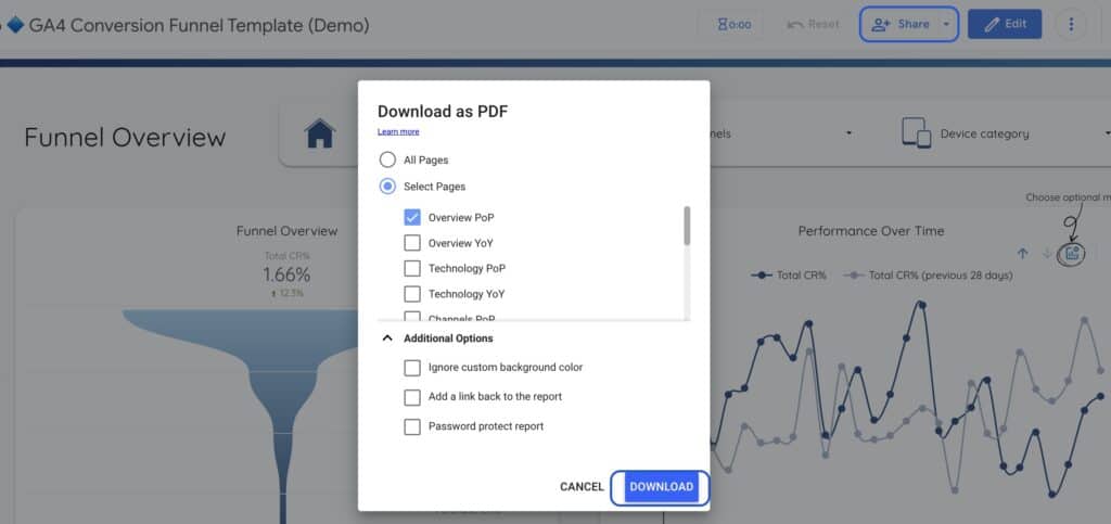 Export as a pdf - Data Bloo