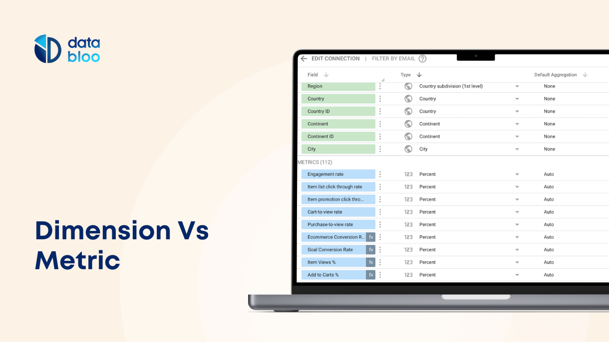 Google Looker Studio Dimension Vs Metric Understanding the Key Differences - Data Bloo