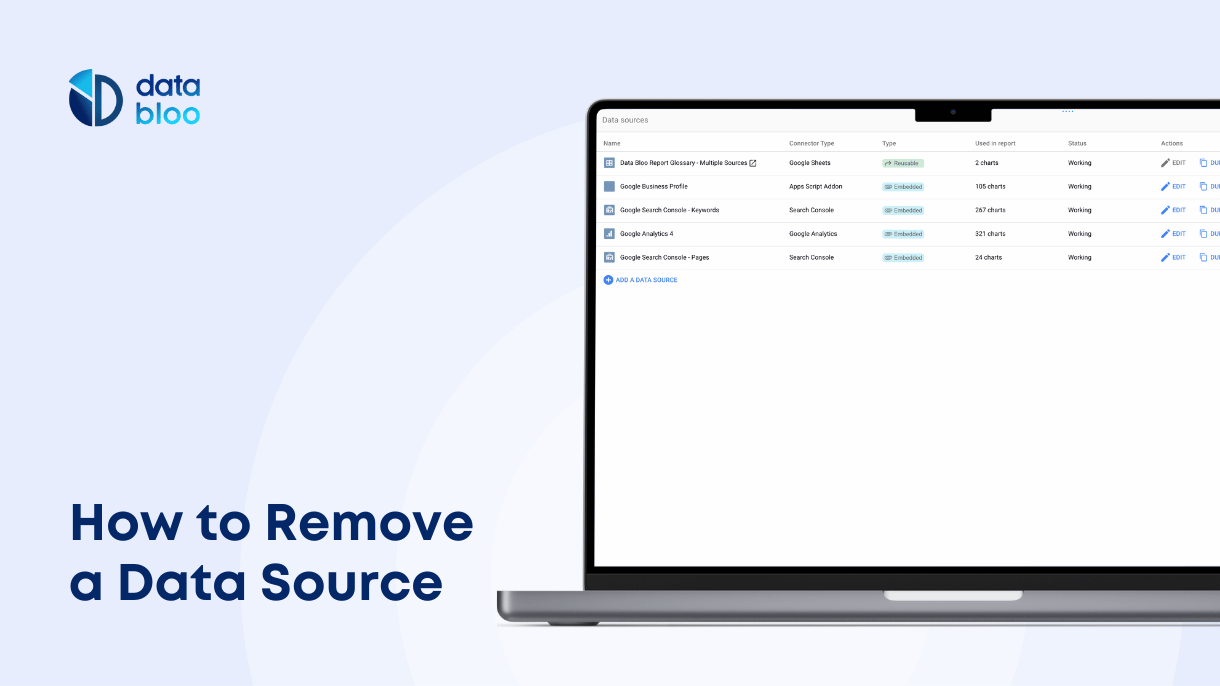 How to Remove a Data Source in Looker Studio - Data Bloo