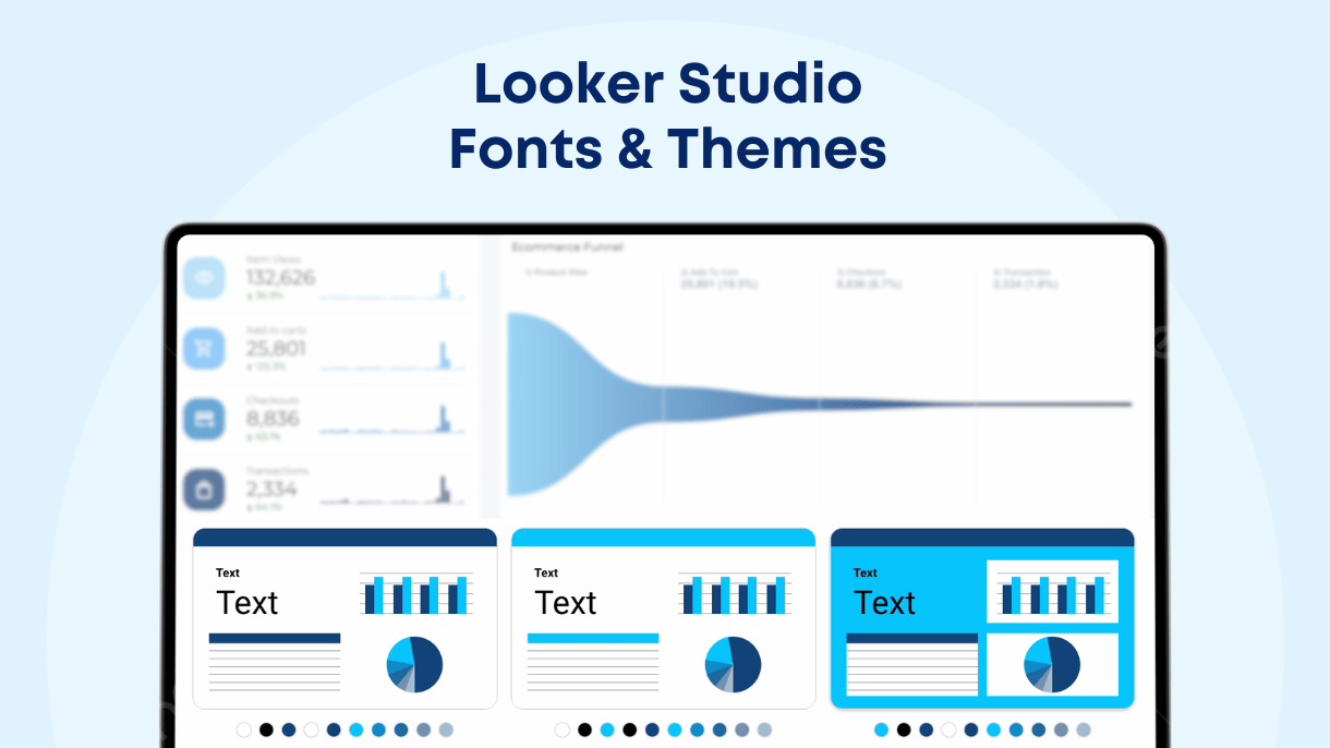 Looker Studio Fonts & Themes - Data Bloo